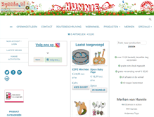 Tablet Screenshot of hunnie.nl